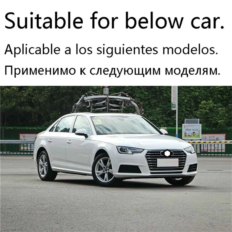 Автозапчасти кузова переднего бампера крыло зеркало автомобиля модифицированный хром автомобиля Стайлинг украшения Чехлы 17 18 для Audi A4L