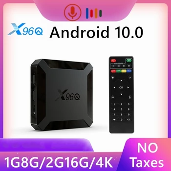 

X96Q TV Box Android 10.0 Smart tv box IPTV Box Allwinner H313 Quad Core 4K 60fps 2.4G Set top box Wifi Media Player