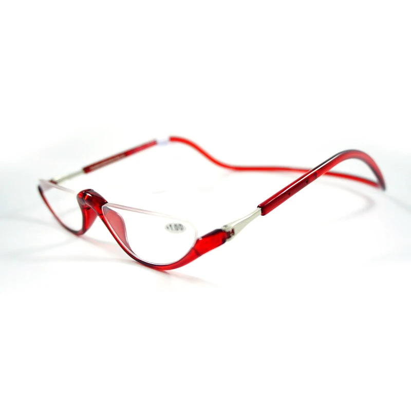 BEGLEITET унисекс ультралегкий магнит очки для чтения регулируемый висок шеи анти-потерянные очки для чтения