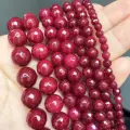 Faceted Red Jade