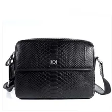 kadiler Import python skin men s single font b shoulder b font font b bag b