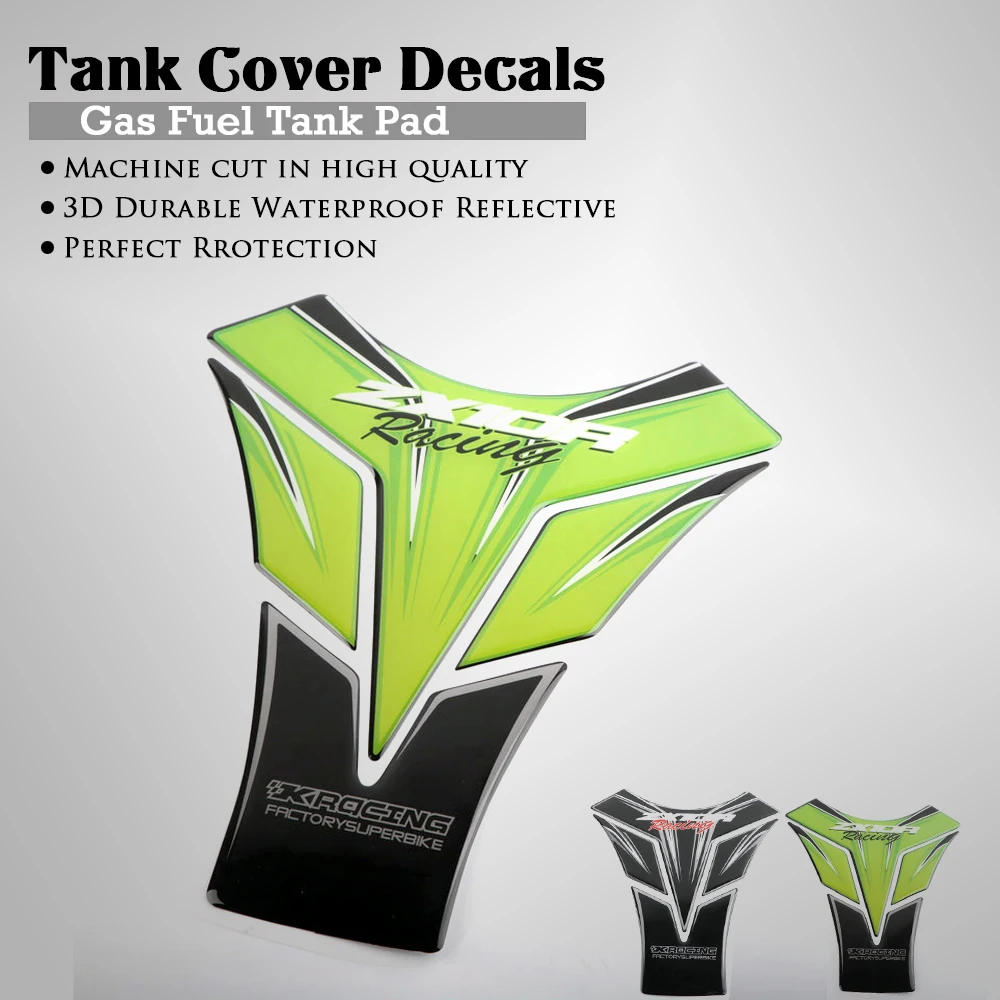 3D газ топливный бак мотоцикла протектор Газа Pad стикер для KAWASAKI NINJA ZX10R