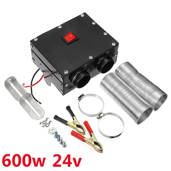 

600W Car Heater Defroster Demister Warmer Fan Heating Accessory 12V/24V Dual Air