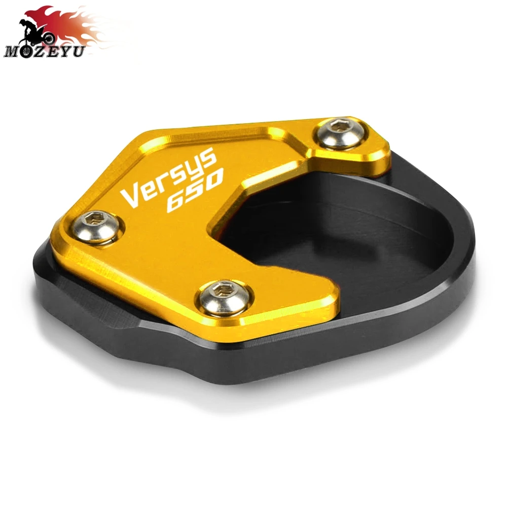 Side Stand Enlarge Kickstand Fit For KAWASAKI VERSYS650 VERSYS 650 2010-2019 2018 Motorcycle Accessories Sidestand Foot Enlarger