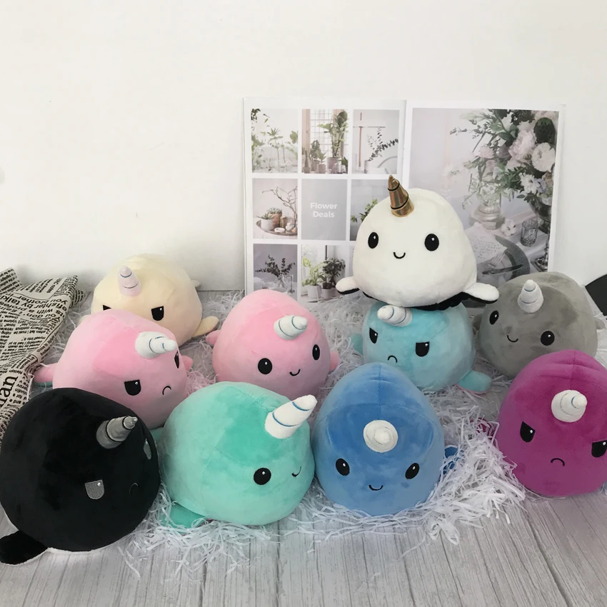 

Cute Reversible Flip Fish Plush Stuffed Toy Soft Animal Home Accessories Animal Doll Children Gifts Baby Companion Plush Toy