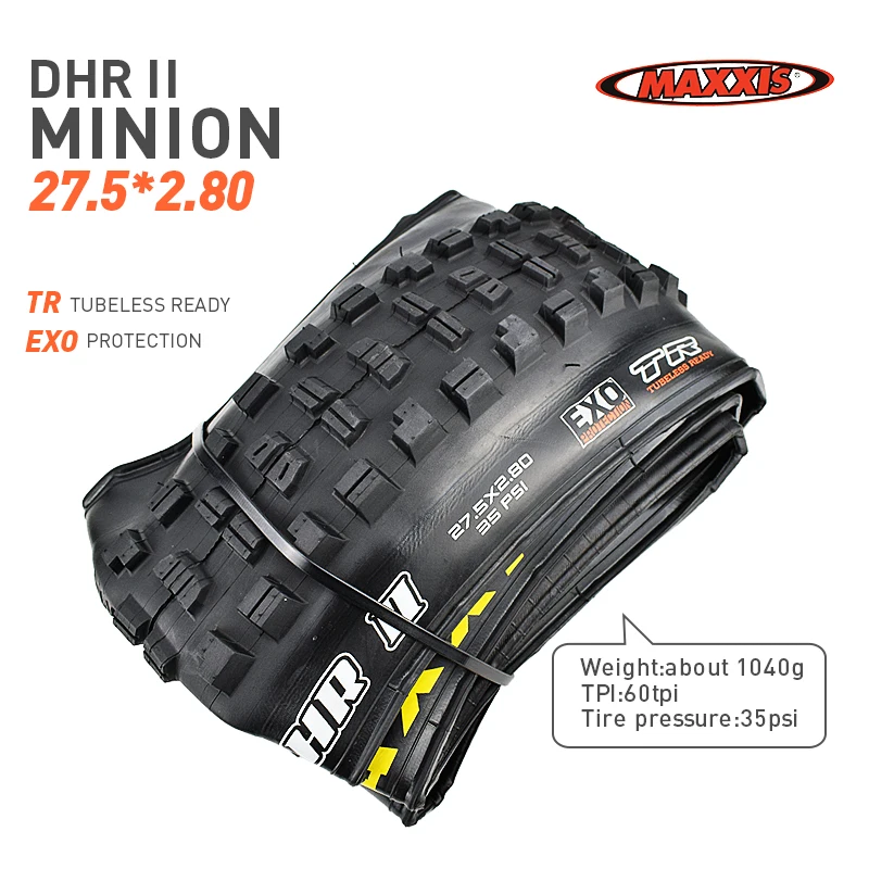 DHR 27.5x2.8 MAXXIS бескамерные готовые 27,5*2,8 3C TLR EXO велосипедные шины DH горный велосипед шины 27,5 Складные шины вниз холм Миньон DHF DHR REKON - Цвет: DHR 27.5x2.8