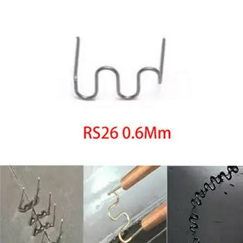 

Silver Hot Stapler 600Pcs Plastic Car Damaged Bumper Repair Kit High Quality