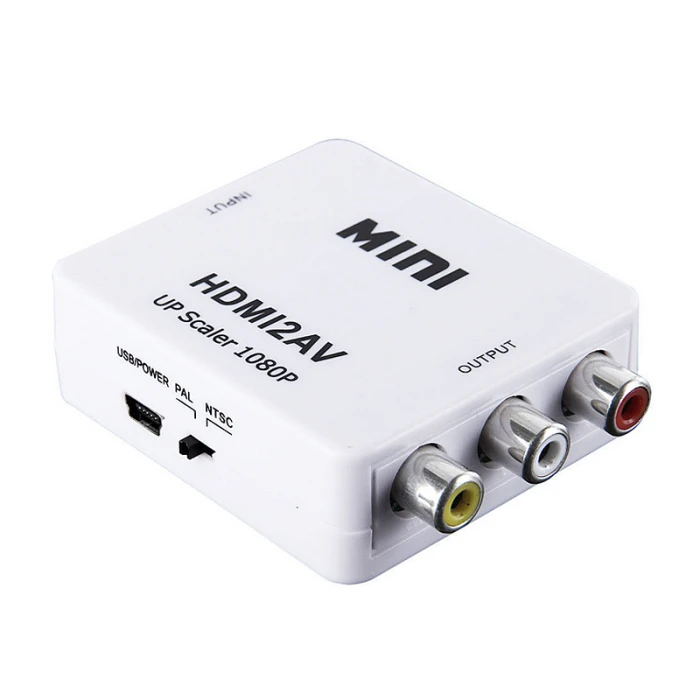 Мини 1080P HDMI к Аудио Видео AV RCA адаптер CVBS конвертер для HDTV SP99