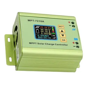 

MPT-7210A LCD MPPT Solar Panel Charge Controller Aluminum Alloy for LiPo Battery Output 600W 24V 36V 48V 60V 72V