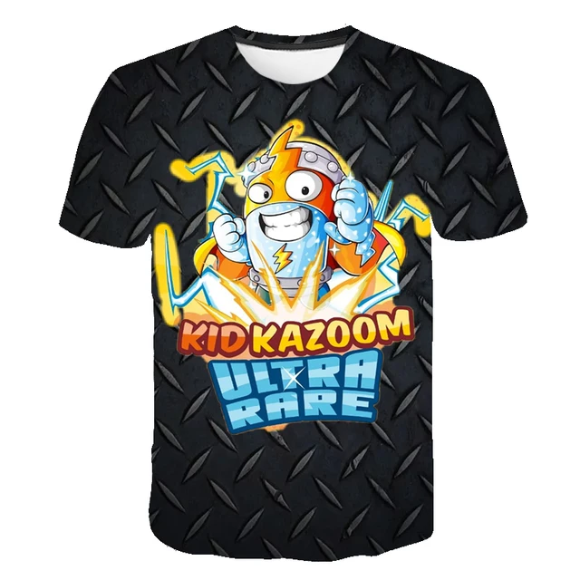 Super Zings T Shirt Kids Toddler Anime Game Streetwear Short Sleeve Children's T-Shirt Superzings Tshirt Children Clothes Tops TX-s1716