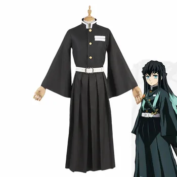 

Anime Demon Slayer: Kimetsu No Yaiba Cosplay Costumes Tokitou Muichirou Cosplay Costume Men's Kimono Clothes Uniform Outfits