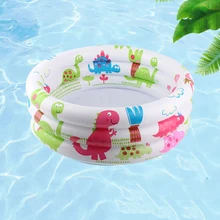 Home Use Paddling Pool Inflatable Swimming Practical Mini Inflatable Pool Circular Basin Lovely Bathtub Water Toys