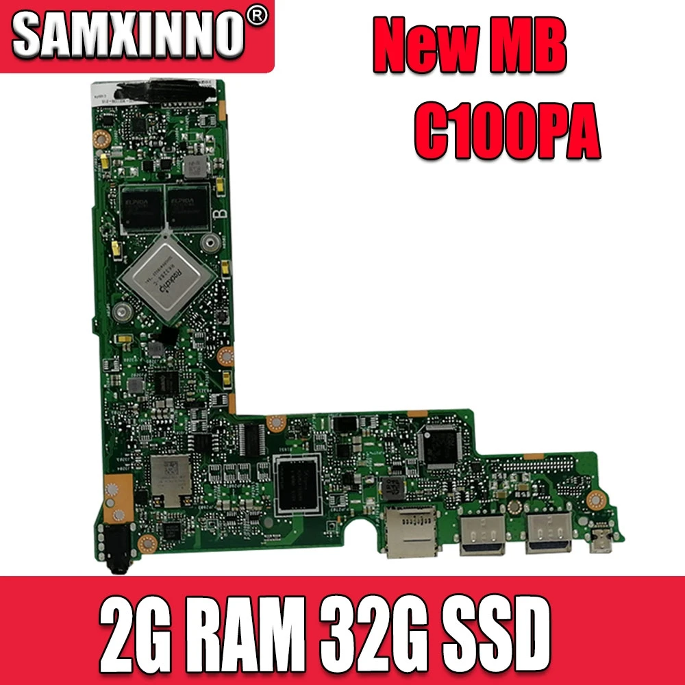 Akemy C100PA материнская плата 2G RAM 32G SSD для For Asus Chromebook Flip ноутбука | Компьютеры и офис