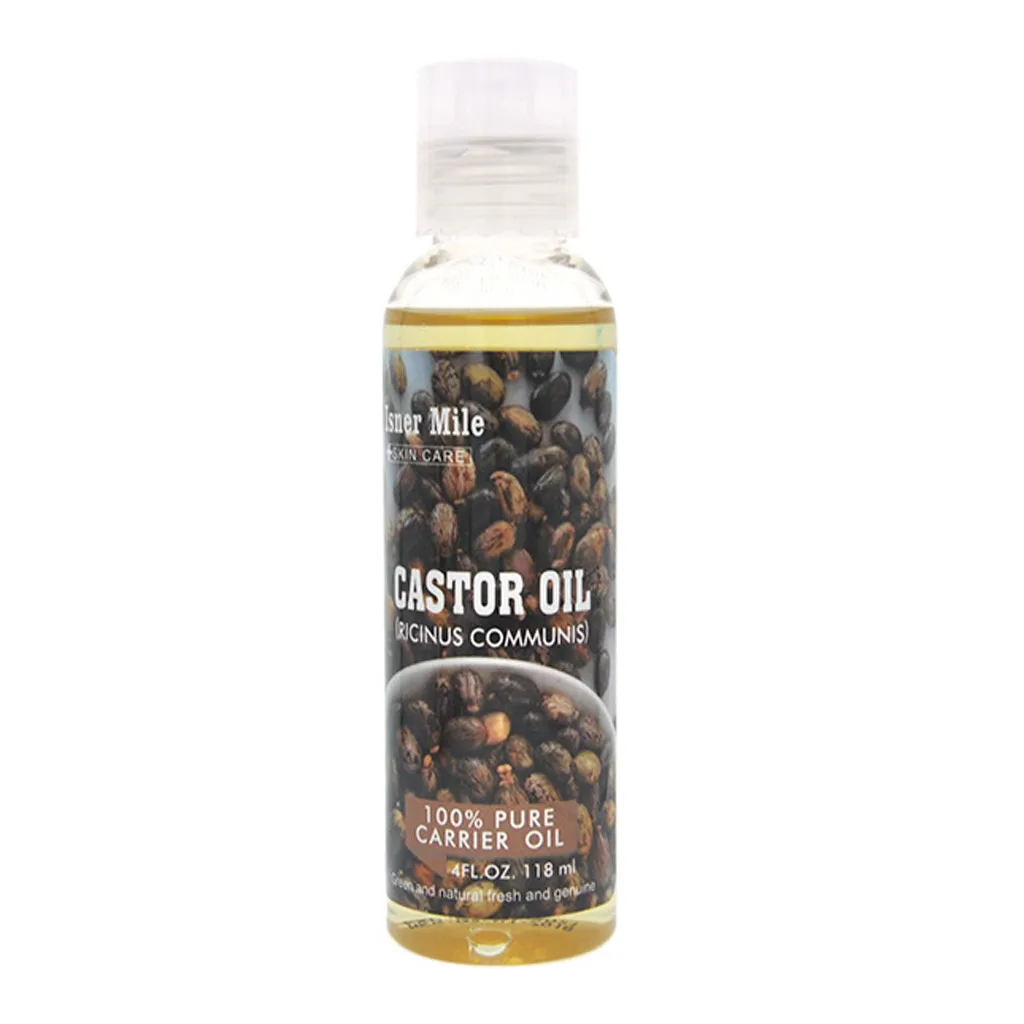 Pure Natura Castor Oil Hair Essential Oil Eyelashes Eyebrow Growth Prevent Skin Aging Moisturiser Hydrating Skin Hair Care118ml - Цвет: A