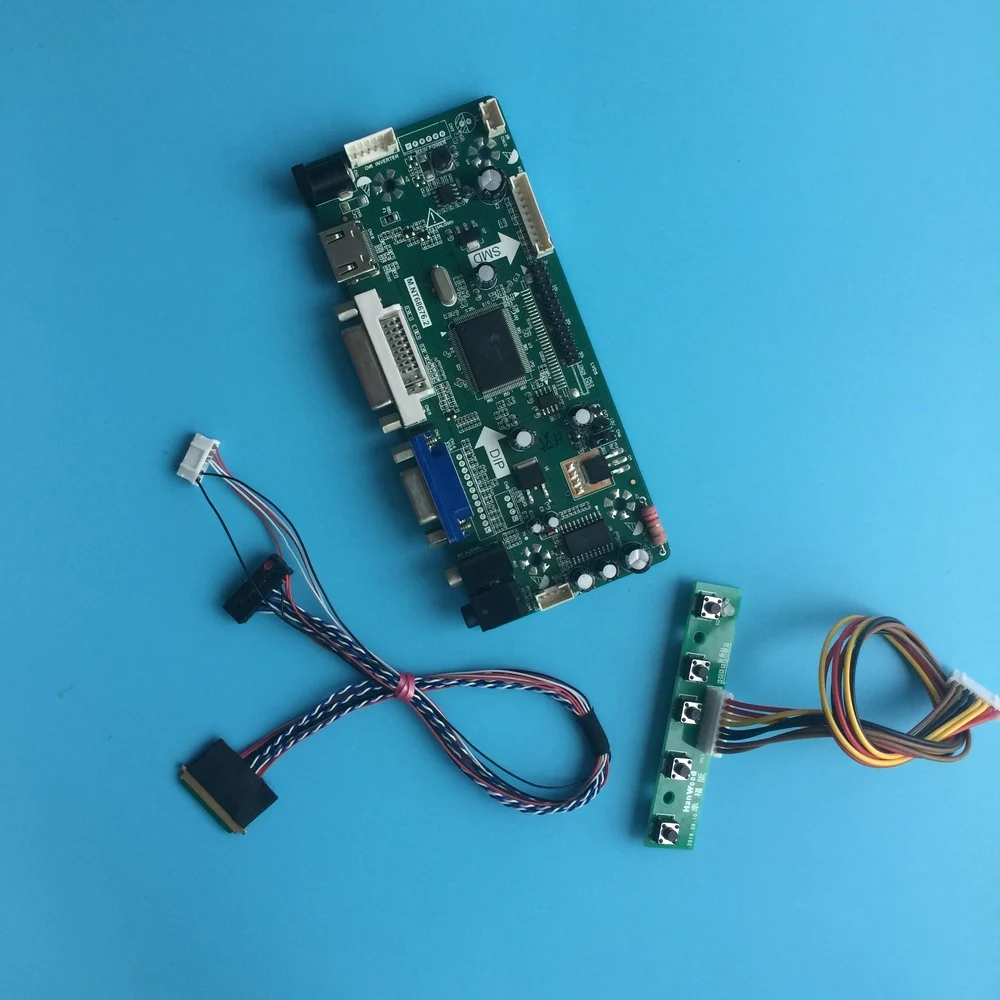 Комплект для HT140WXB-400 1" 1366X768 LVDS 40pin плата контроллера светодиодный DIY монитор M. N68676 VGA DVI HDMI ЖК-панель