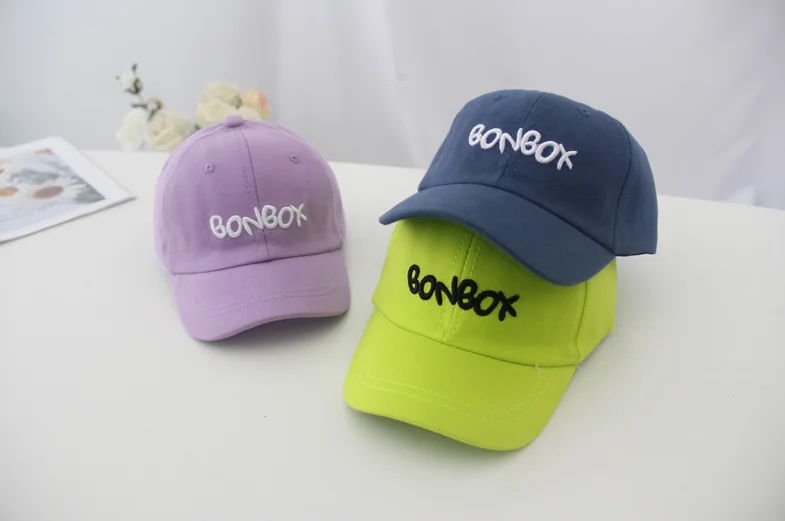 Goocheer/2019 г. Новый стиль, 6 цветов, модная бейсбольная кепка, одноцветные бейсболки для мальчиков с ремешком на липучке