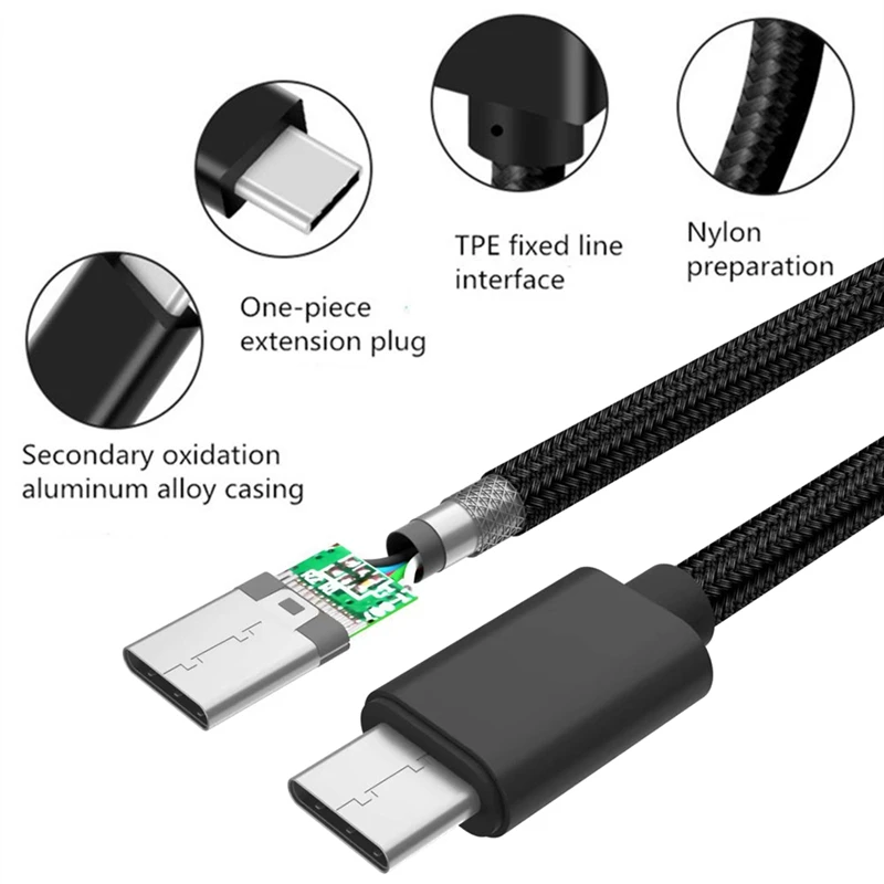 NOHON usb type C кабель для USB C кабель для samsung S10 Xiaomi Мобильный телефон USB C PD Быстрая зарядка зарядное устройство Шнур USB-C type-C кабель