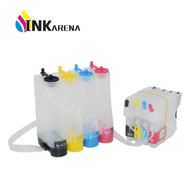 INKARENA LC 65 LC 65 lc65 Continuous Ink Supply System CISS for Brother MFC 5490CW 5890CN 6490CN