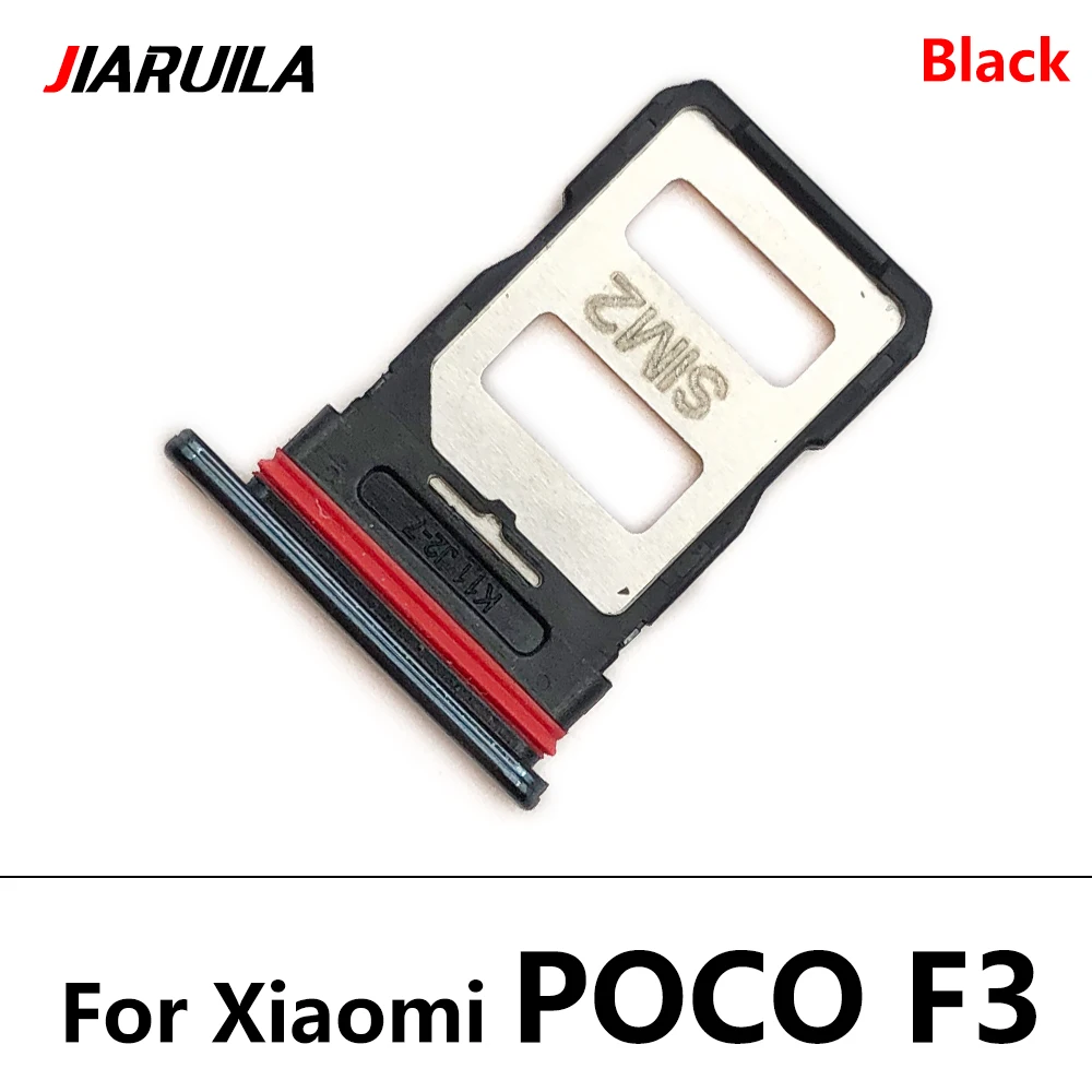 New Sim Card Slot Tray Holder For Xiaomi Poco X3 NFC / Poco M3 / Poco F3 / Poco F2 Pro SIM Tray Replacement Part samsung mobile frame Housings & Frames