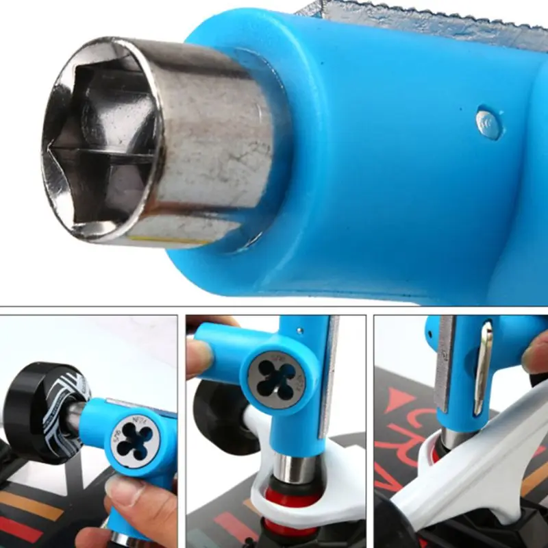Skateboard Tool Roller Skate Scooter Adjusting T-Wrench Long board Fish Board Repair Tools L-type Head Spanner Screwdriver skateboard accessories skateboard tools
