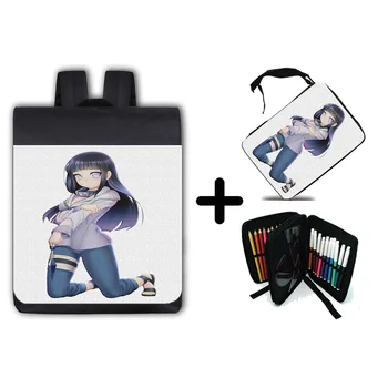 

PACK BACKPACK AND CASE HINATA KYUGA UZUMAKI school