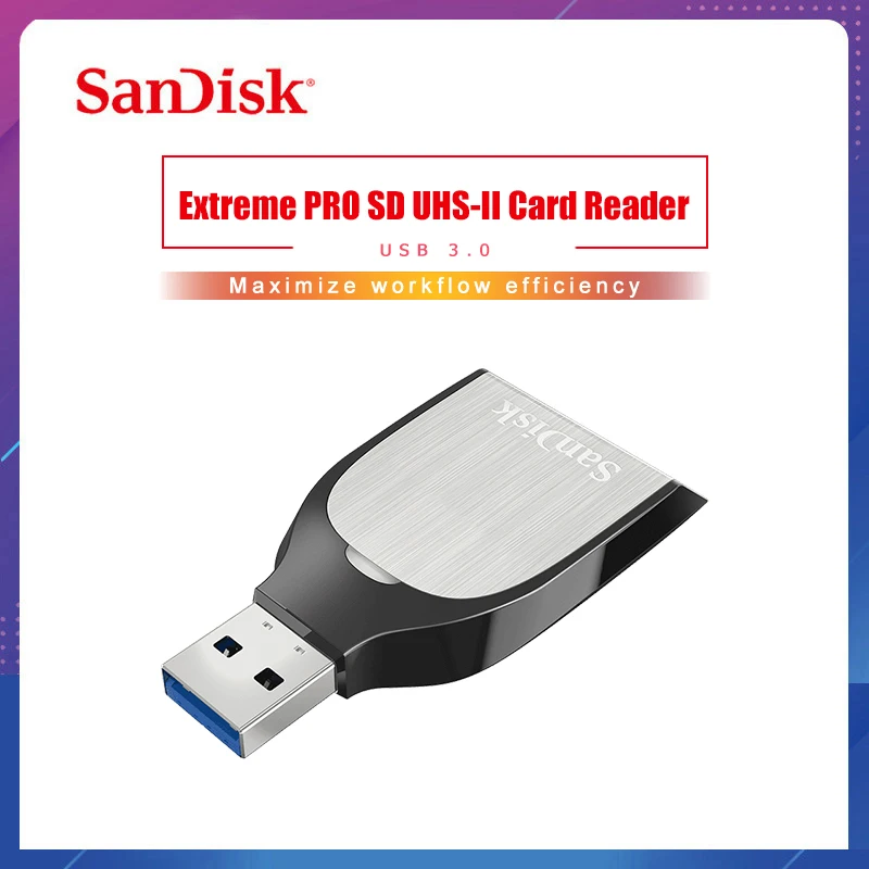Sandisk Extreme PRO sd-кард-ридер usb 3,0 UHS-II sd-карта смарт-кард-ридер высокоскоростной кард-ридер/Писатель