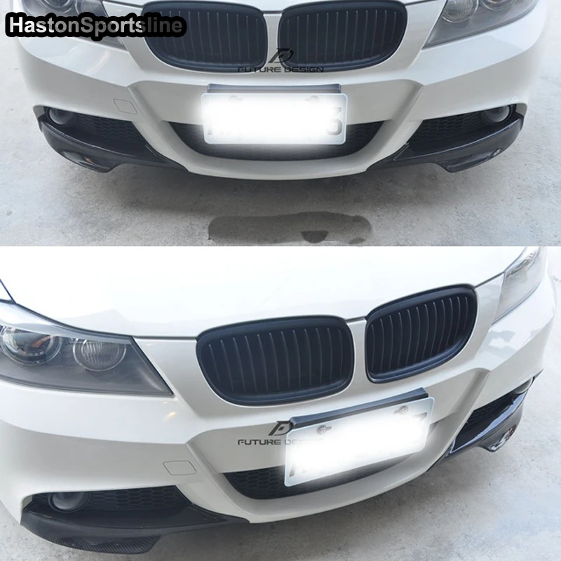 BMW E90 LCI用カーボンファイバー前スポイラー「e90 lci splitter」の 