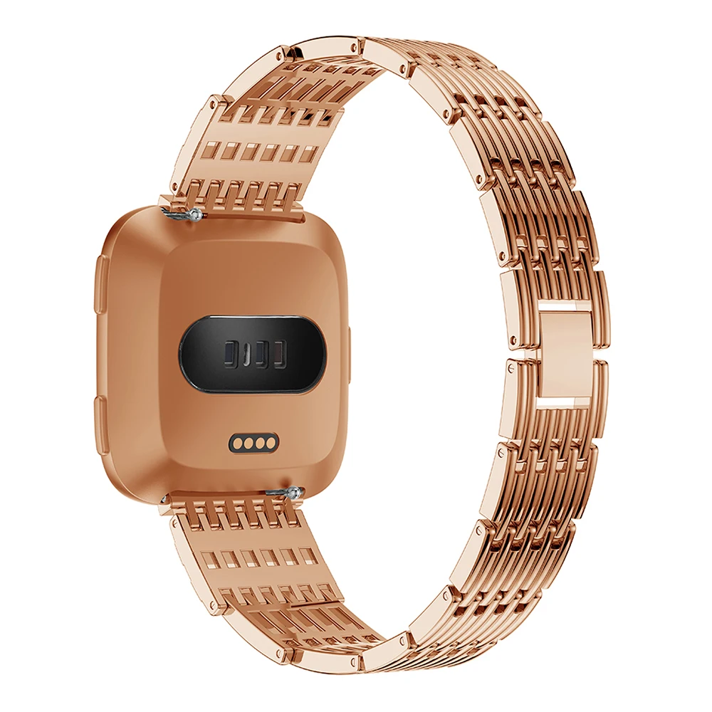 Металлический мозаичный Алмазный ремешок для Fitbit Versa Frontier, Классические Смарт-часы, Браслет для Fitbit Versa, сменный ремешок, аксессуары