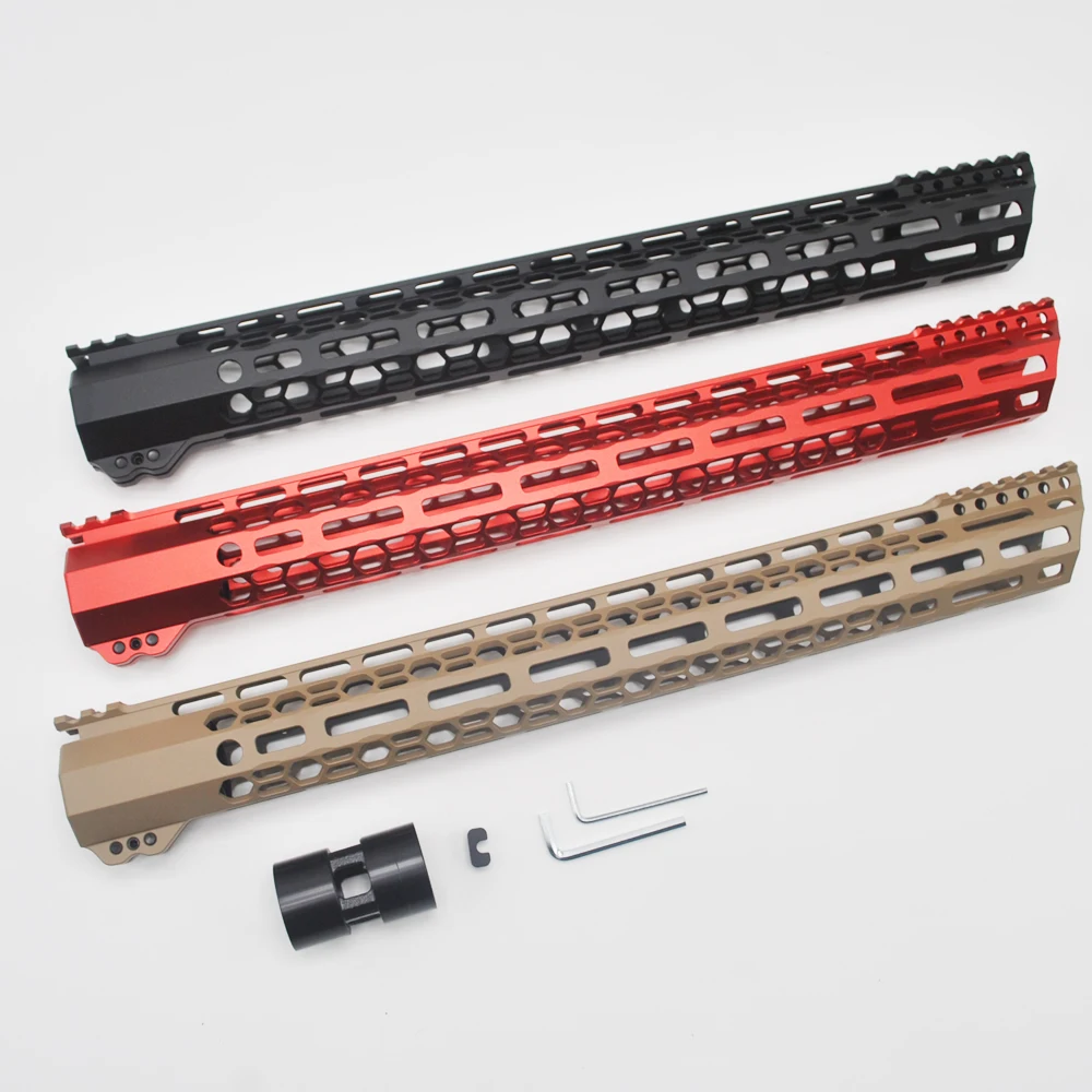 Aplus 17 ''дюймовый M-lok зажимной поручень дизайн поплавок Пикатинни крепление системы черный/красный/Загар подходит. 223/5. 56/AR-15
