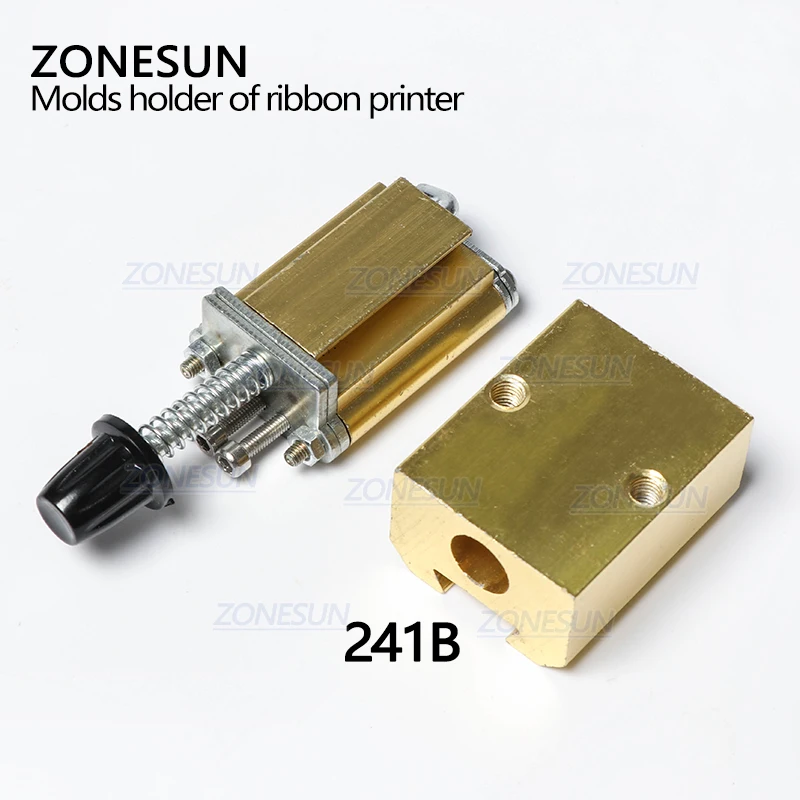 ZONESUN держатель формы ленточный принтер DY8 HP241 устройство кодирования тепловая головка штамповки принтер Термоблок принтер письмо высечки