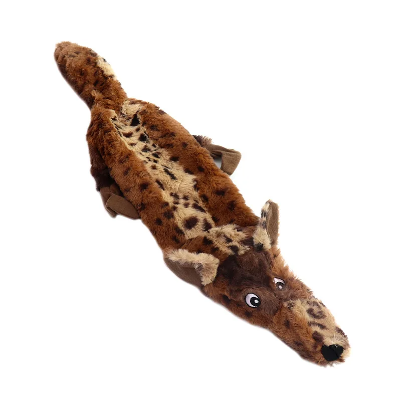 Brown Собака Кошка жевательная игрушка плюшевый писк звуковые игрушки для собак забавные флисовые долговечные молярные игрушки устойчивые к укусам собаки пищащие товары для домашних животных - Цвет: Brown