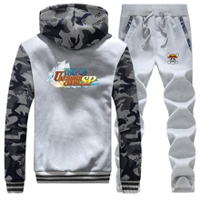 #Special Offers One Piece Men Raglan Hoodies 2019 Winter Coat Thick Suit Japan Anime Camouflage Fleece Jackets Sweatshirts+2 Piece Set Pants #Special Offers One Piece Men Raglan Hoodies 2019 Winter Coat Thick Suit Japan Anime Camouflage Fleece Jackets Sweatshirts+2 Piece Set Pants