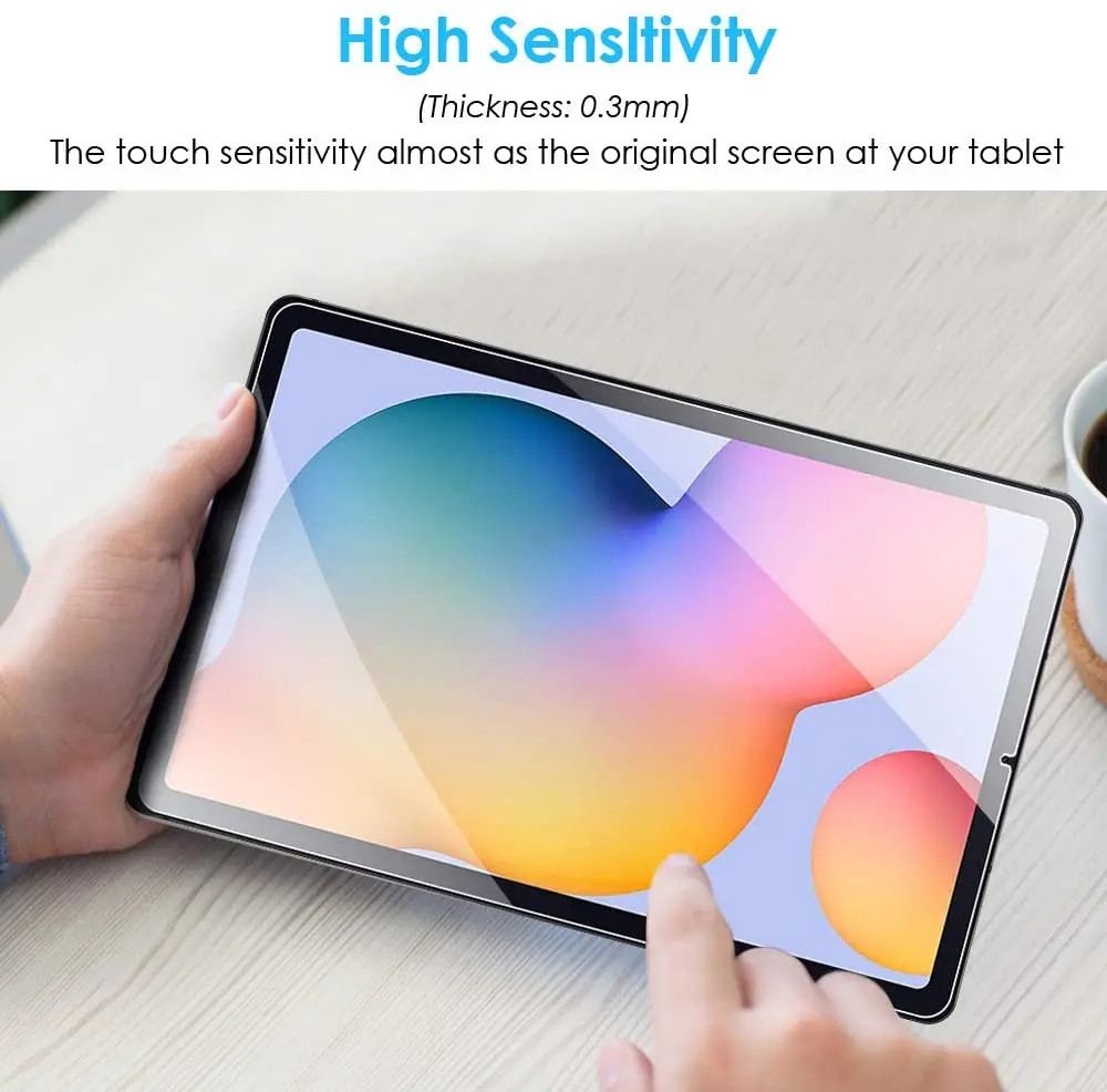 Película vidro temperado para tablet 2 peças,