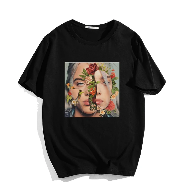 Женская/Мужская футболка в стиле Харадзюку, одноцветная, Billie eillow, короткий рукав, одежда унисекс, модная забавная футболка, летние хлопковые футболки - Цвет: T-shirt 19