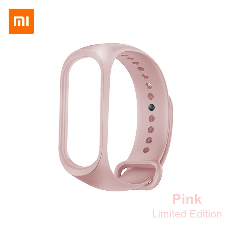 Pink Limited Edition Xiaomi mi Band 4 NFC ремешок из ТПУ Черный Синий Оранжевый винный красный розовый mi Band 3 4 кабель для зарядки умные аксессуары - Цвет: Pink Limited Edition