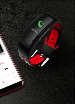 

3D dynamic Q6S Smart watch Bracelet Blood Pressure Heart Rate Monitor smart wristband IP68 waterproof sport Fitness tracker band