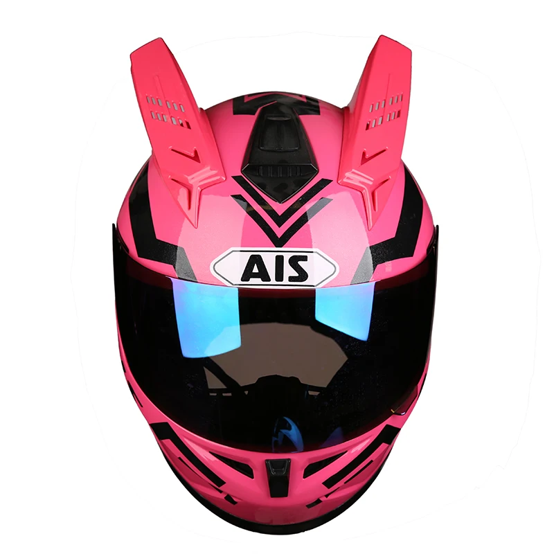Новое поступление, фирменный мотоциклетный шлем АИС, мужской шлем с полным лицом, профессиональный шлем для гонок, крутой индивидуальный Декоративный уголок - Цвет: b13