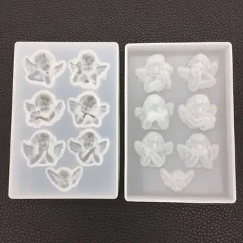 

Little Angel Shape Silicone Mold DIY Clay UV Epoxy Resin Molds Pendant Jewelry Making Mould