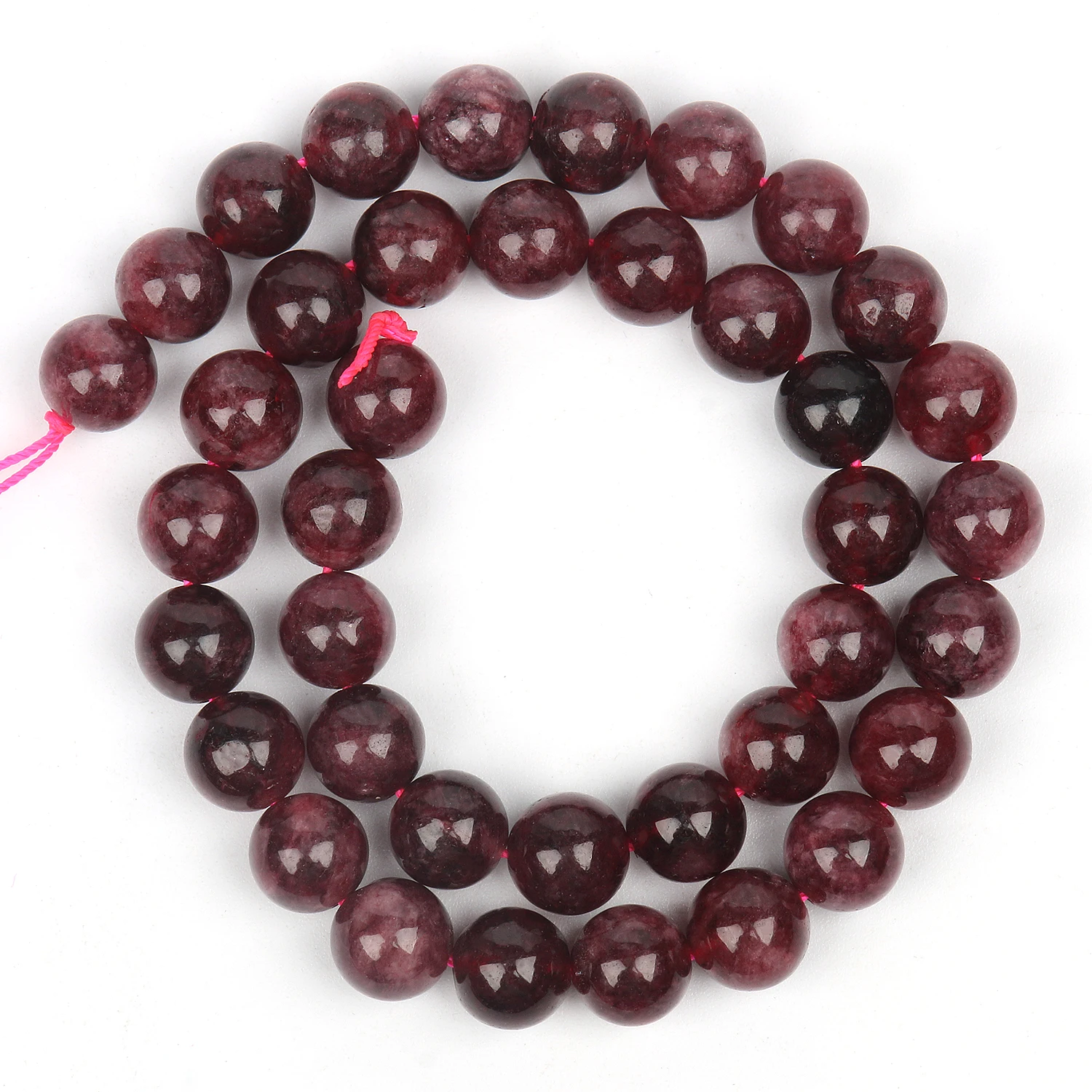 Natural Garnet Beads Round Loose Spacer Beads for DIY Jewelry Making Bracelet Necklace 15 inches 6 8 10  mm Wholesale 3