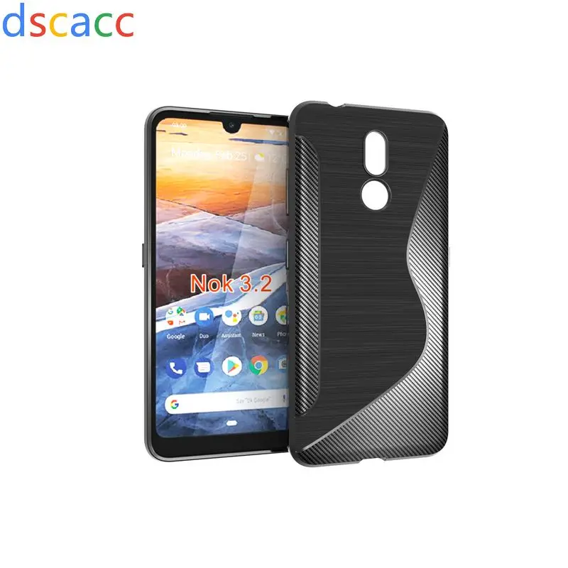 DSCACC S line TPU Cover Anti Skidding Slim Soft Case for Nokia 3.2 4.2 8.1 Plus X7 3.1 7.1 5.1 2.1 6 2018 100pcs 
