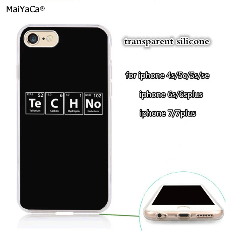 B5399 Techno telefono music мягкий, с бесцветным прозрачным чехол для телефона для iphone 11 pro max 5S se 6 6s 7 8 plus X XR XS MAX чехол - Цвет: B5399