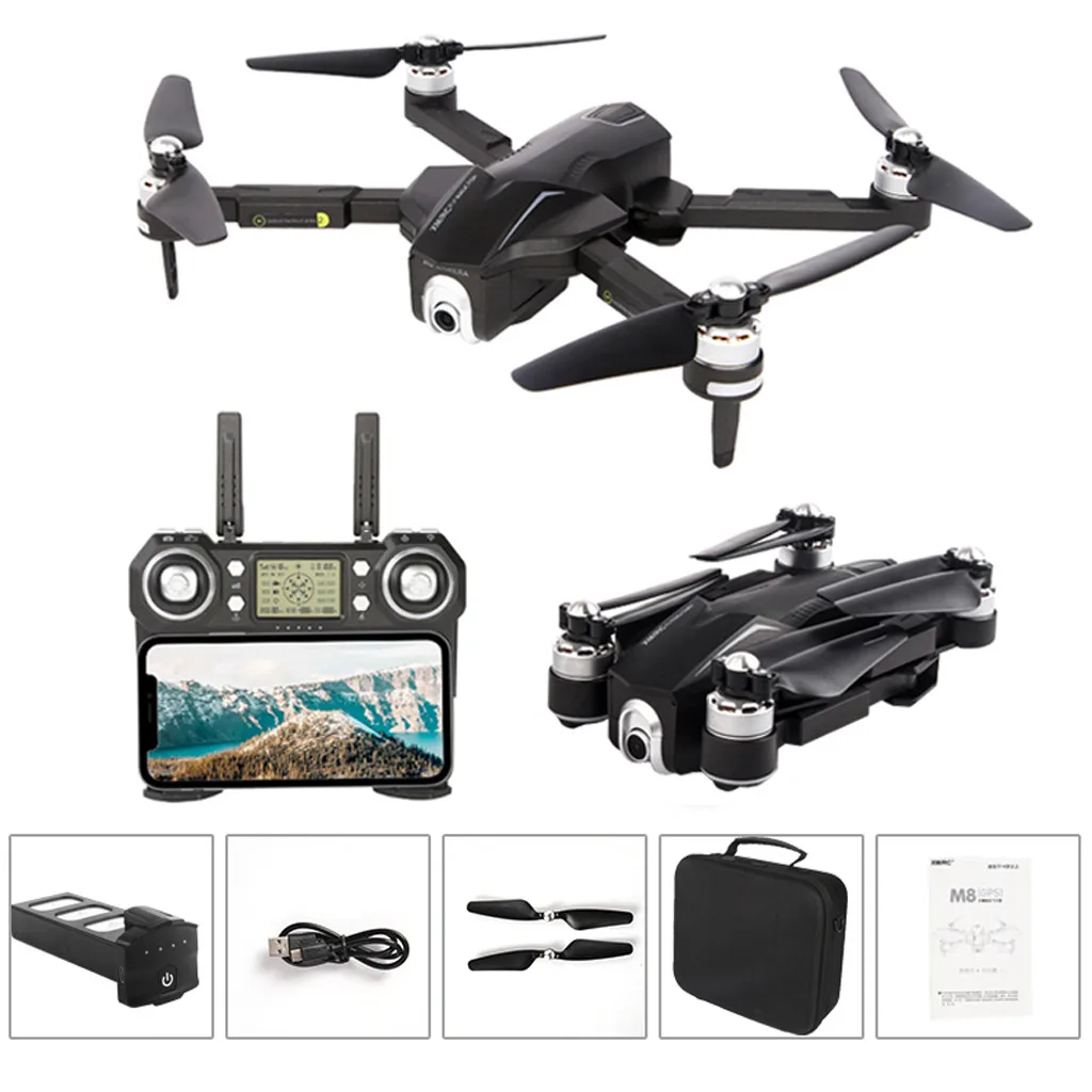 XMRC M8 Дрон GPS 5G wifi FPV 4K Ультра HD камера бесщеточный складной Радиоуправляемый Дрон с сумкой RC Квадрокоптер самолет с ДУ вертолет