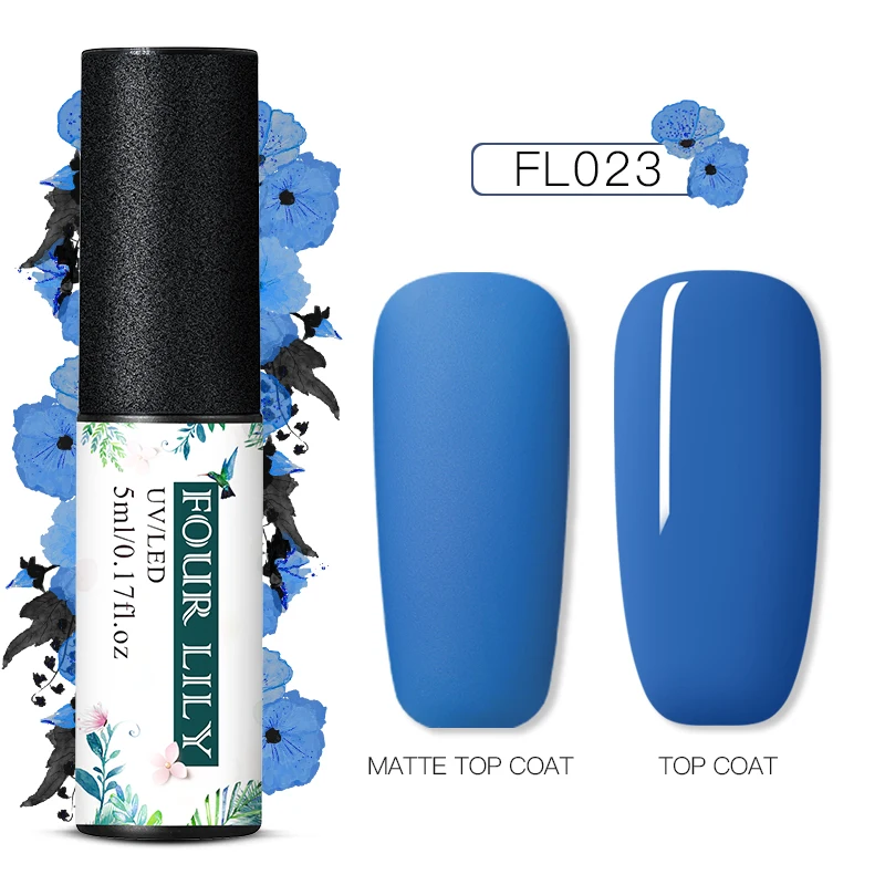 TS06794 FOURLILY 5 мл матовый Гель-лак для ногтей долговечный замачиваемый УФ-Гель-лак для маникюра Чистый Цвет Гель-лак для ногтей для дизайна ногтей - Цвет: TS06794