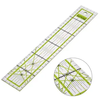 

1Pcs 5*30cm Double-color Ruler Patchwork Feet Tailor Yardstick Cutting Quilting DIY Sewing Tools stationery drawing Ruler
