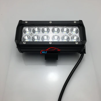 

Auxmart 12V 24V 36W LED Work Light Bar Super Bright Flood Spot Beam Spotlight Driving Fog Lamp For Offroad Car Tractor Truck ATV