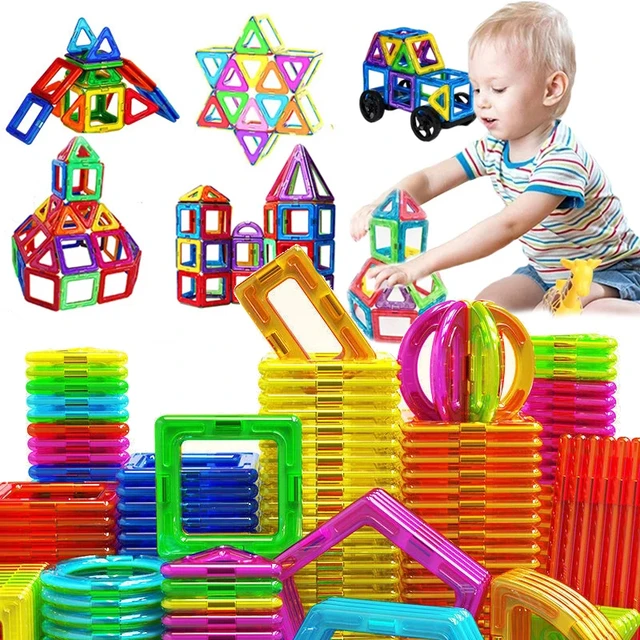 Jeu de Construction Magnétique pour Enfant – Pour Les Petits