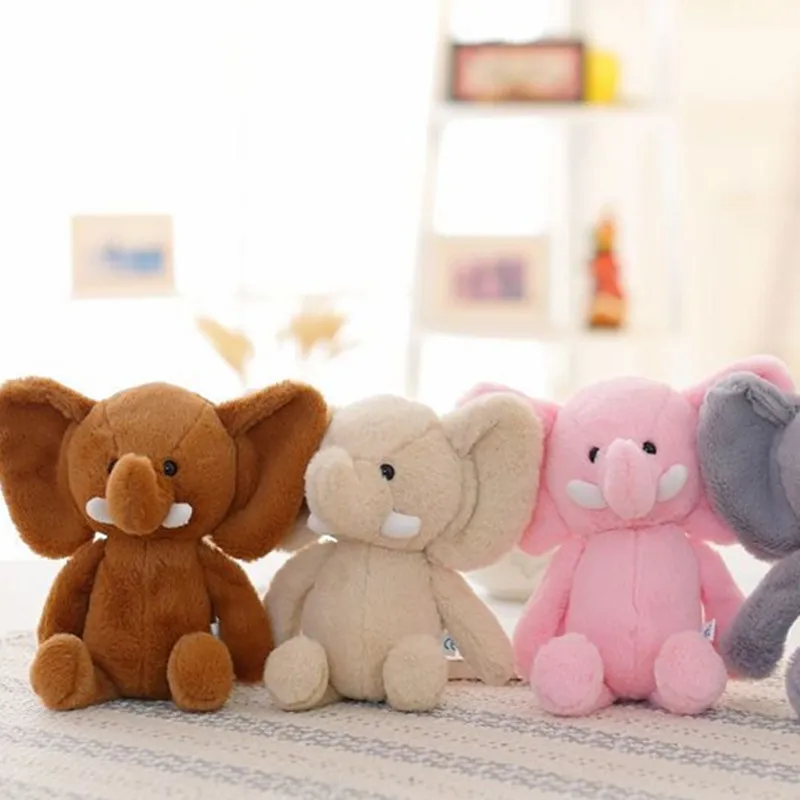 

20CM Elephant Stuffed Animals Doll Newest Baby Kid Boys Girls Cute Animal Soft Plush Toy Mini Elephant Stuffed Animal Doll Gift