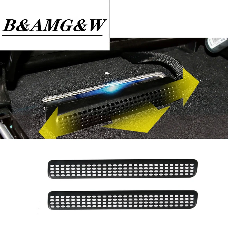 

Car styling Seat Air conditioning outlet protective covers Sticker Trim for Mercedes Benz E class W213 Interior Auto Accessories