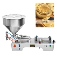 Полуавтоматическая машина для наполнения пасты мед арахисовое масло томатный соус крем пневматическая машина для наполнения пасты