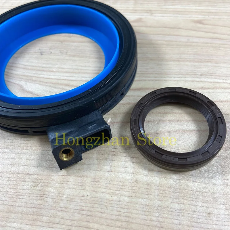2PCS Engine Crankshaft Front Rear Oil- Seal For Chevrolet Cruze Aveo Opel Vauxhall Astra Zafira 24447223 55555805 12592355